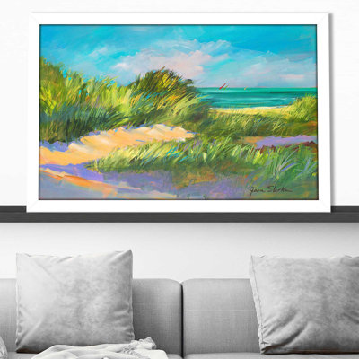 «Blue Grass Breeze II» par - Peinture