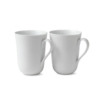 Royal Copenhagen White Fluted 11.159 oz. Mug