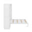 Grand lit escamotable mural avec placard, tiroirs et tablettes-1458228510