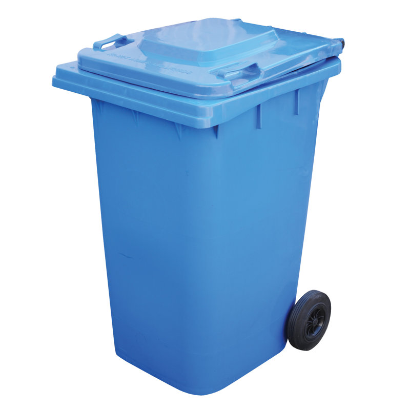 Poubelle, 64 gallons, H 40 po x l 23,5 po x 28,5 po, clair