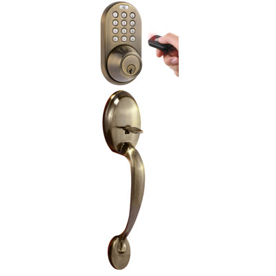 X-Series Handleset with Smart Electronic Deadbolt and Door and Rosette