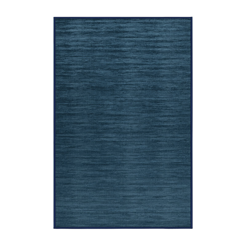 Tapis gris uni lavable à la machine, Rectangle 6 pi x 9 pi