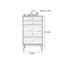 Commode d'appoint simple