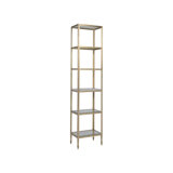 Signature Designs Sashay Gold Slim Etagere