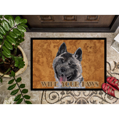 Tapis de porte d’intérieur anti-dérapant Akita