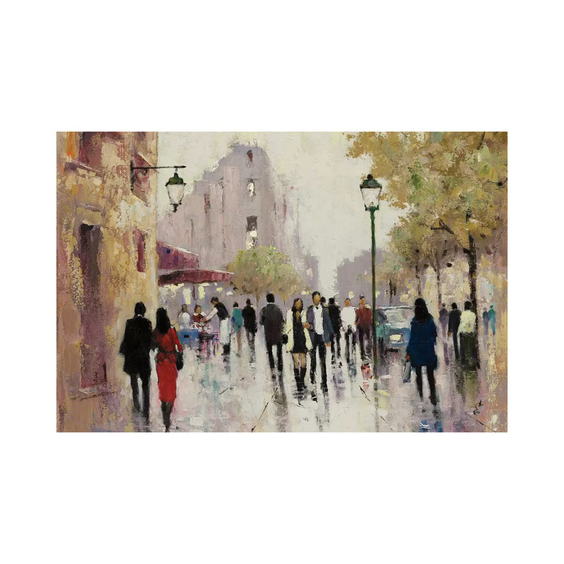 Paris Afternoon I by E.A. Orme - Wrapped Canvas Print, 20.32 cm H x 30.48 cm W