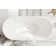 67 Inch Bathtub in Glossy White with Trim