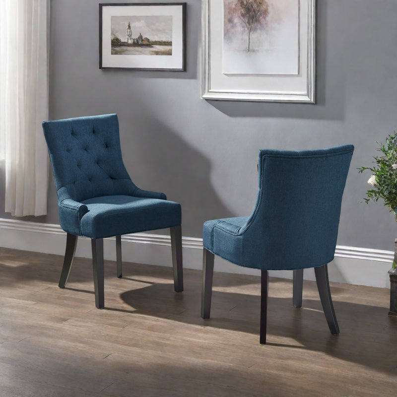 Chaise de salle à manger (ensemble de 2), Bleu