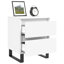 Makram 40cm W Iron Bedside Table-1725824534
