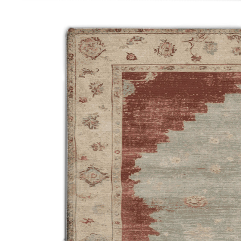 Tapis d'intérieur et d'extérieur surteint beige, Rectangulaire 2 pi x 3 pi