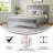 Eymen Modern Solid Wood Platform Bed with Headboard and Wooden Slats-87920004-87920006