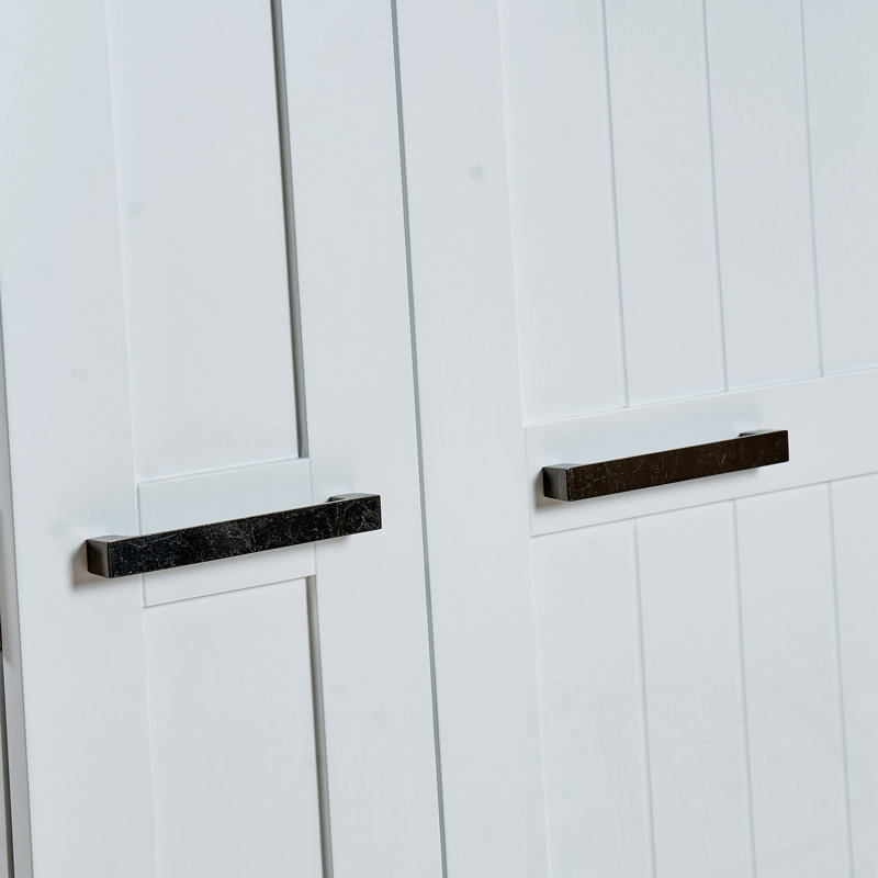 Armoire de rangement pour garde-manger avec portes et tablettes réglables