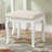 Wood Make-Up Vanity Table And Stool Set