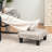 15.7'' Wide Square Footstool Upholstered Ottoman-2046859883