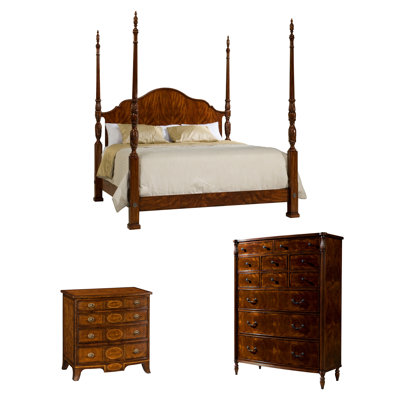 Essential King Four Poster Configurable Bedroom Set