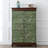 Green Solid Wood Shoe Storage Bench