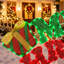 Grandes décorations de Noël d'extérieur 60 pouces «Merry Christmas» avec lumières DEL-506265288