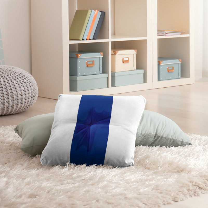  Coussin de sol touffeté, 26 po x 26 po, Principal, rétro