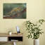 Chameleon Couple On Branch Lizard Tropical Wall Art Print 1 Piece Wrapped Canvas Wall Art-203840174