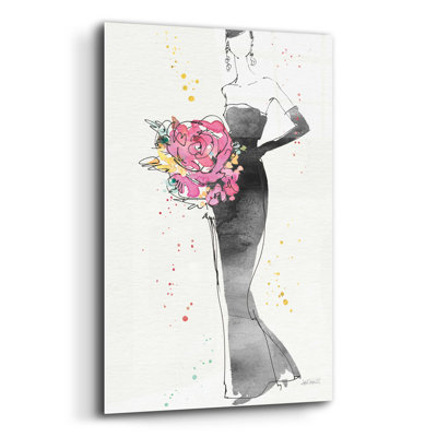 «Floral Fashion III» par Anne Tavoletti - peinture sans cadre