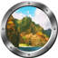 Décalcomanie murale 3d en hublot nature scène-28585699-70730545