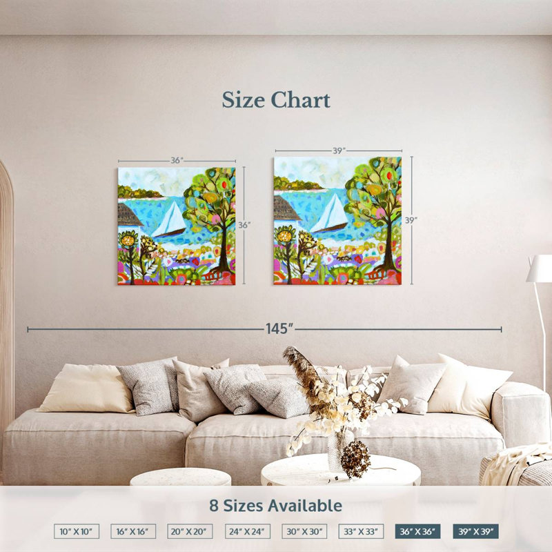 Senne Nautical Whimsy V, 36" H x 36" W