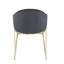 Chaises de salle à manger rembourrées Langston-106589967