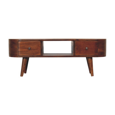 Capricorni Solid Wood Top Coffee Table