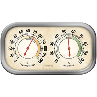 Débitmètre à humidité et thermomètre combiné
