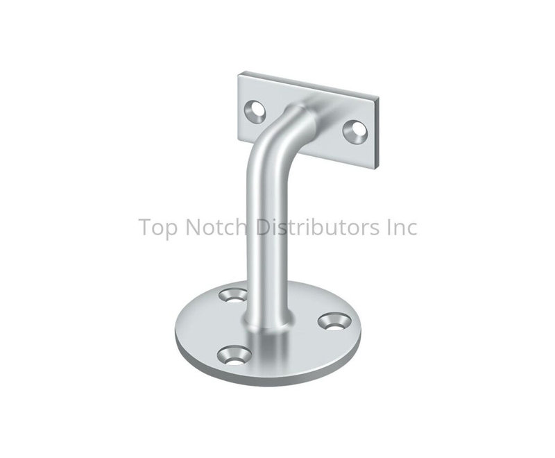 22835D22AAC341938EC2292588F16F2C Flat Hand Rail Bracket Polished Chrome, Polished Chrome