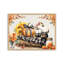 «Fall Plaid Pumpkins on Haystack» par Nicole DeCamp, reproduction d'art-847894421-847894418-847894429