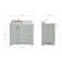 ARIEL TAYLOR 37 IN LEFT OFFSET SINGLE OVAL SINK VANITY