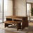 55.1" Dining Table Set with 2 Benches