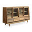 Buffet en bois d'orme de style Wabi-sabi