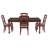 Thornaby Red 5PC Dining Set-1651592360-1651592361