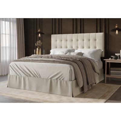 Ambria Upholstered Wingback Bed