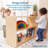 ECR4Kids 2-Shelf Mobile Double-Sided Storage Cabinet, Classroom Furniture-107788786