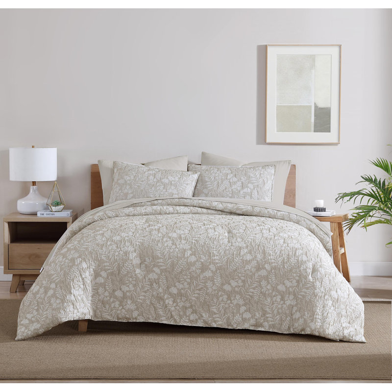  Ensemble d'édredon en jacquard froissé matelassé tissé à motif de feuilles DESIGN STU DVD