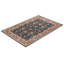 Tapis traditionnel noir en laine noué à la main 6 pi 3 po x 9 pi 3 po Hayner