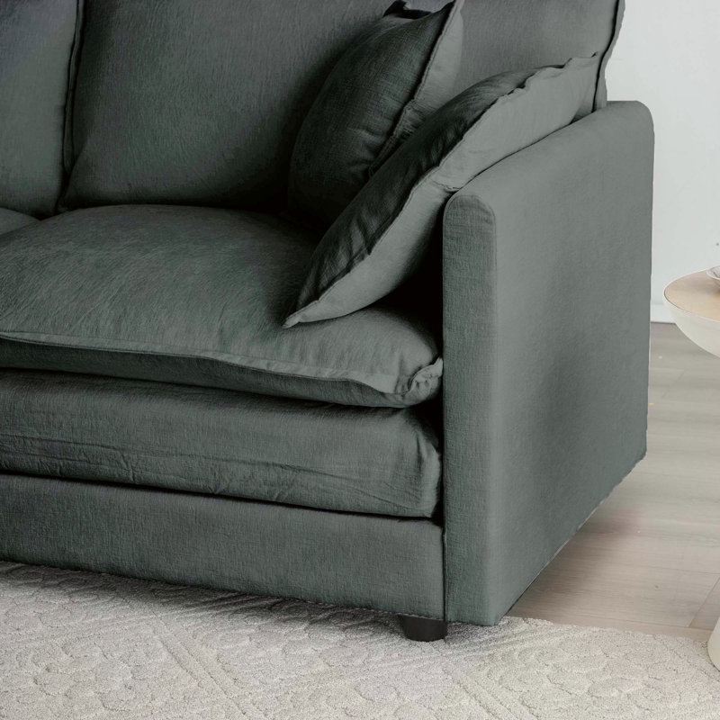 Canapé Comfort U, Gris