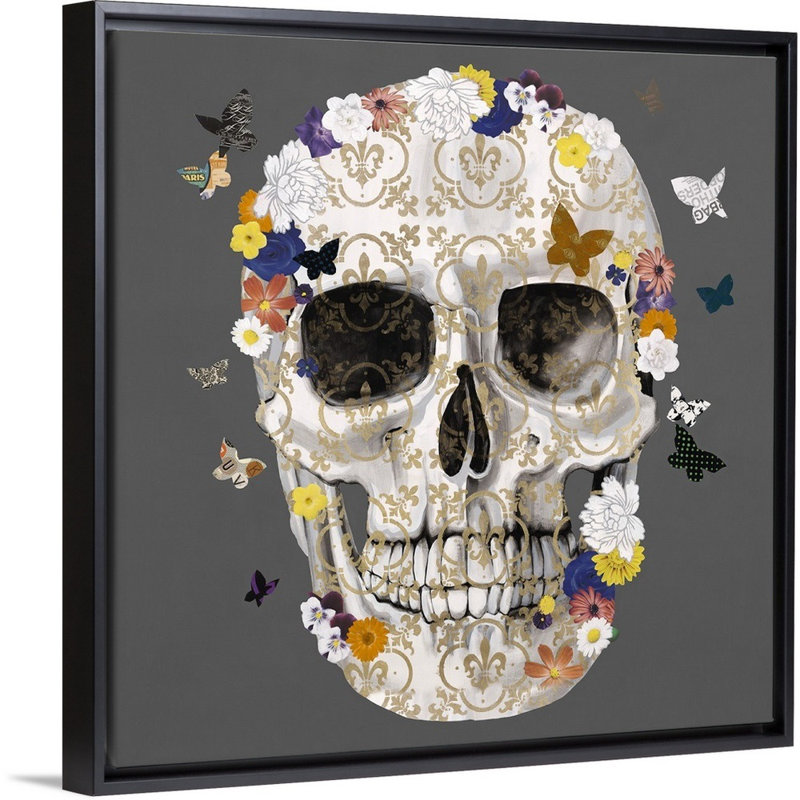 « unearth ii », impression sur toile, H 13,7 po x l 13,7 po x p 1,75 po, Cadre flottant noir