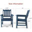 Ensemble de chaises d'extérieur et de jardin pour 6 personnes, ensemble de meubles de patio 5 pièces-180331437