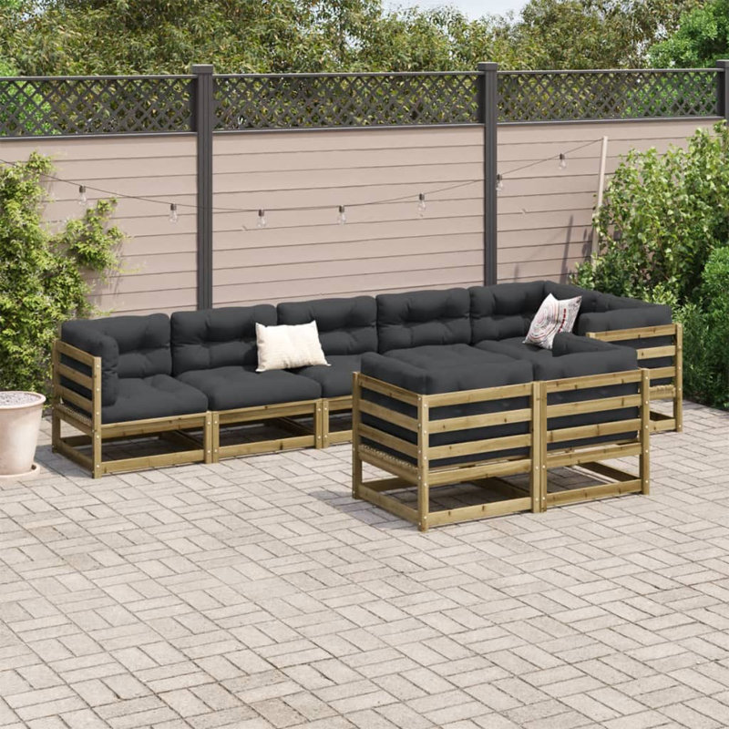 Garden Sofa, Natural Pine
