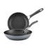 Circulon A1 Series With Scratchdefense Technology Nonstick Induction 8.5-Inch And 10-Inch Frying Pans / Skillet Set,  2 Piece, Graphite