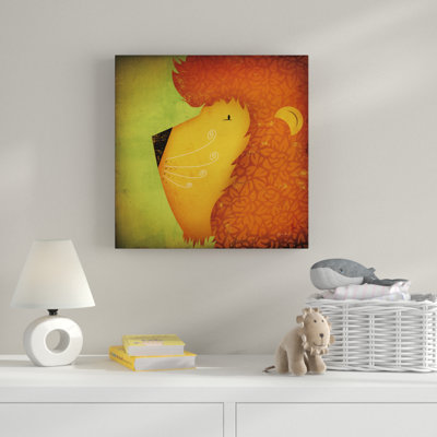 « lion wow », art sur toile