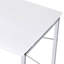 Bureau d'écriture avec design moderne et structure en métal robuste