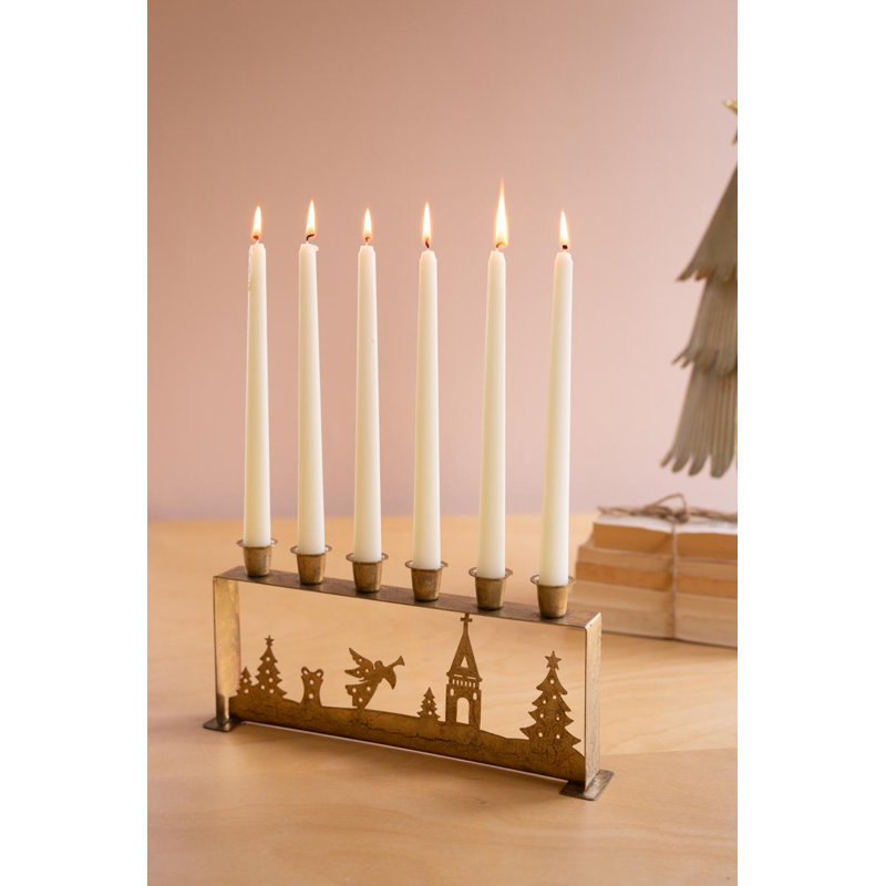 CANDELABRA ANTIQUE EN OR DE TABLE