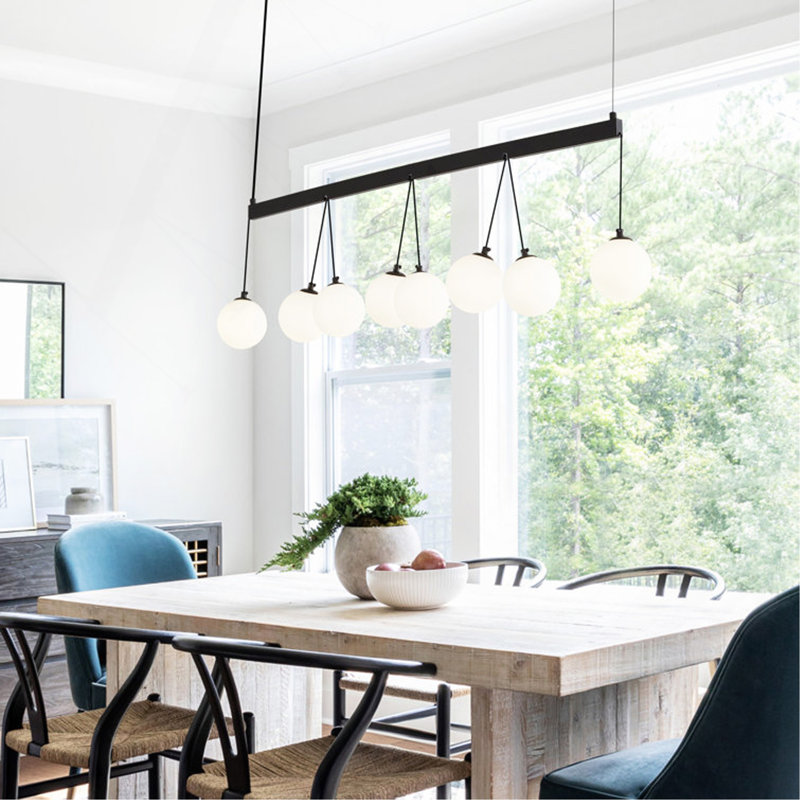 Globe Chandelier Broghan 8 - Light Sphere [No Bulb]