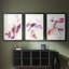 Polaire magenta I - reproduction sur mesure encadrée de qualité supérieure - 3 pièces-857612447-857612445