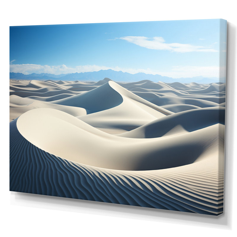Reproduction d'art sur toile Coastal Sand Coastal Dunes III - Paysages, H 16 po x l 32 po x P 1 po, Toile tendue